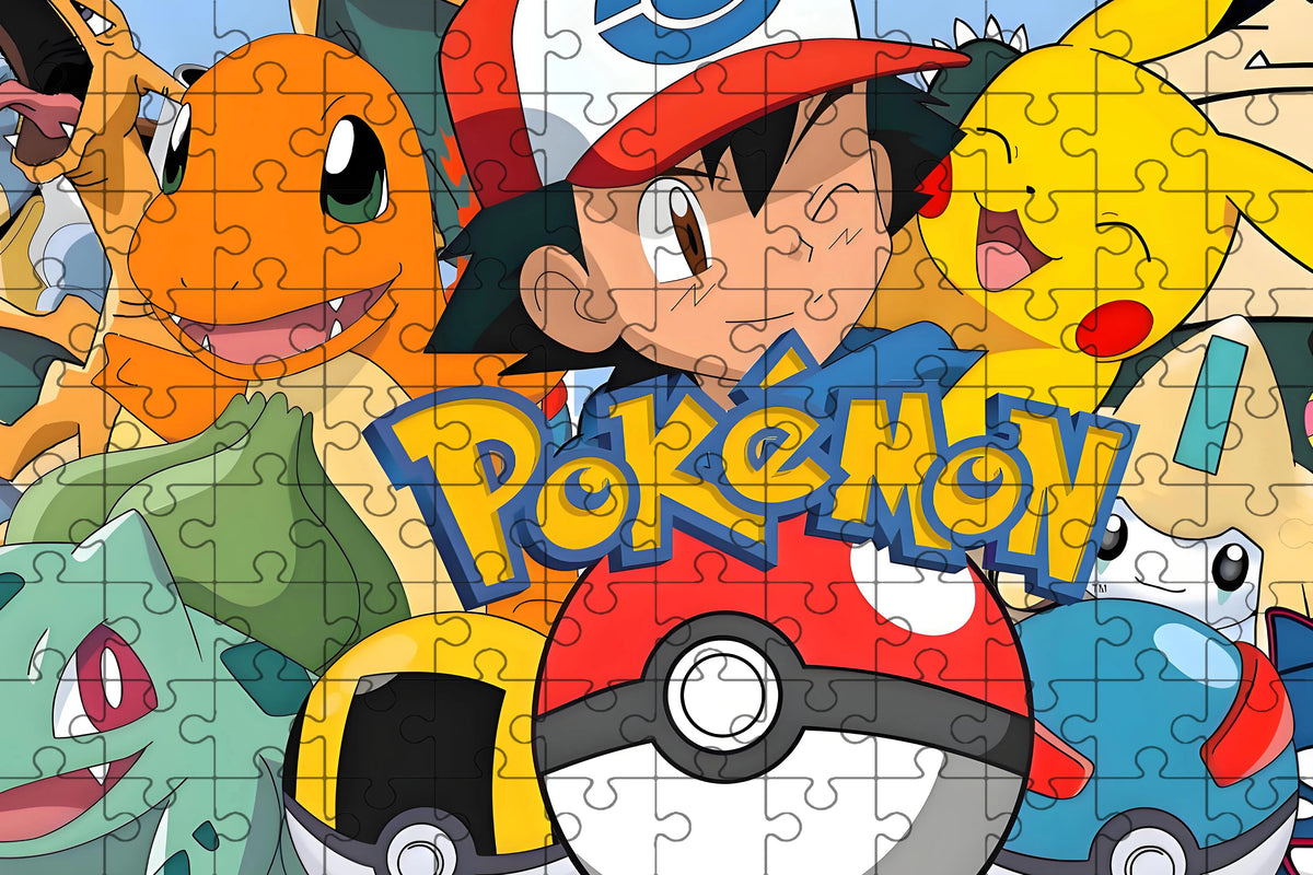 Pikachu & Eevee Family Jigsaw Puzzle – 500 to 2000 Pieces