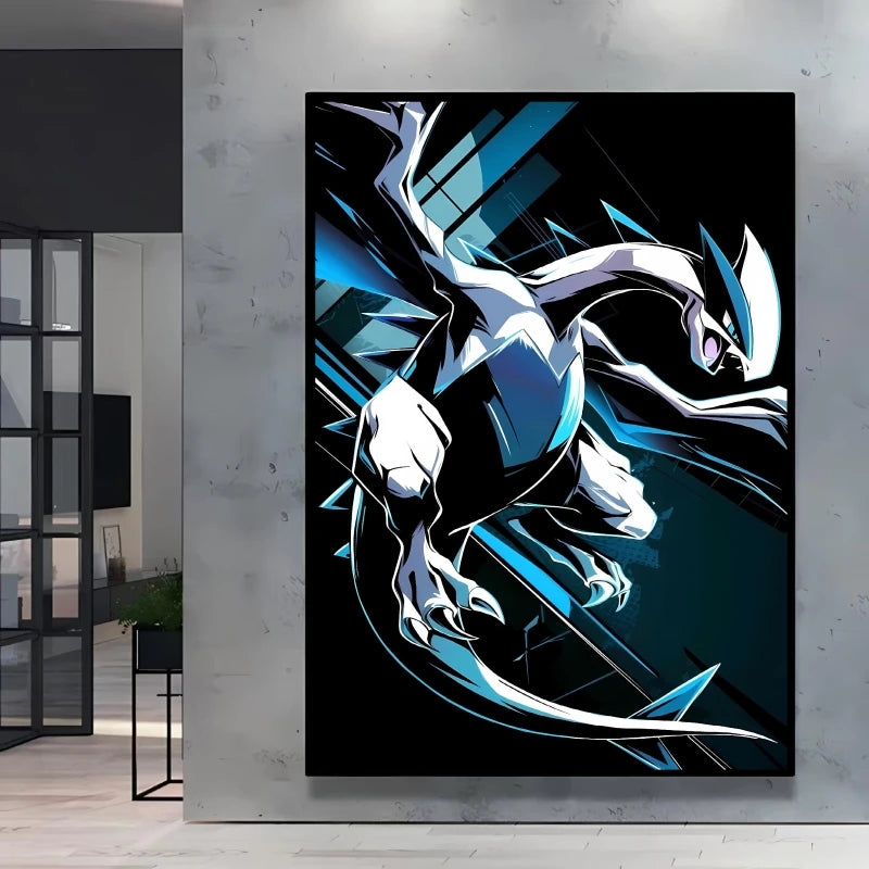Arceus & Classic Pokémon Canvas Print – Unframed