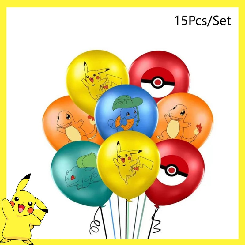 Pikachu Party Tableware Pieces