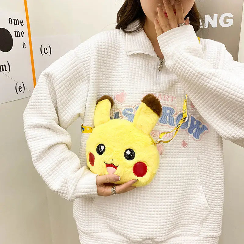 Pikachu Plush Crossbody Bag