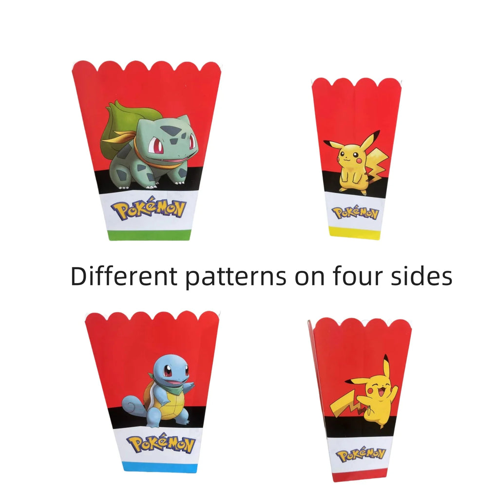 Pikachu Popcorn Boxes