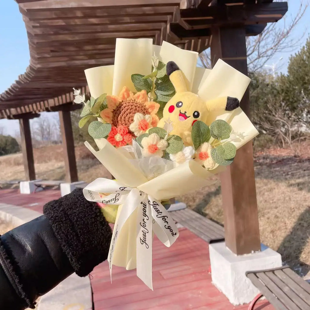 Pikachu Sunflower Plush Bouquet