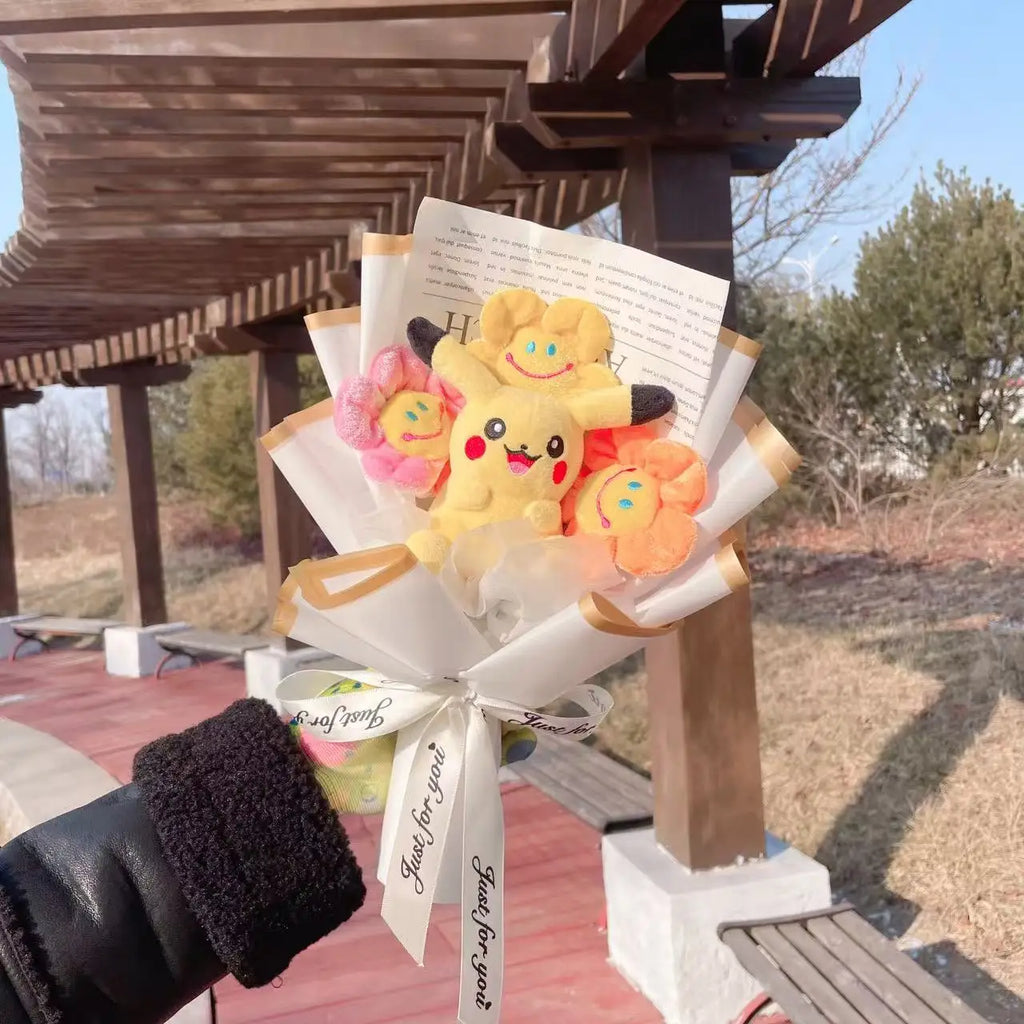 Pikachu Sunflower Plush Bouquet