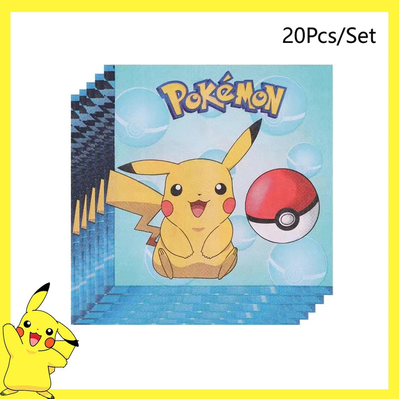 Pikachu Party Tableware Pieces