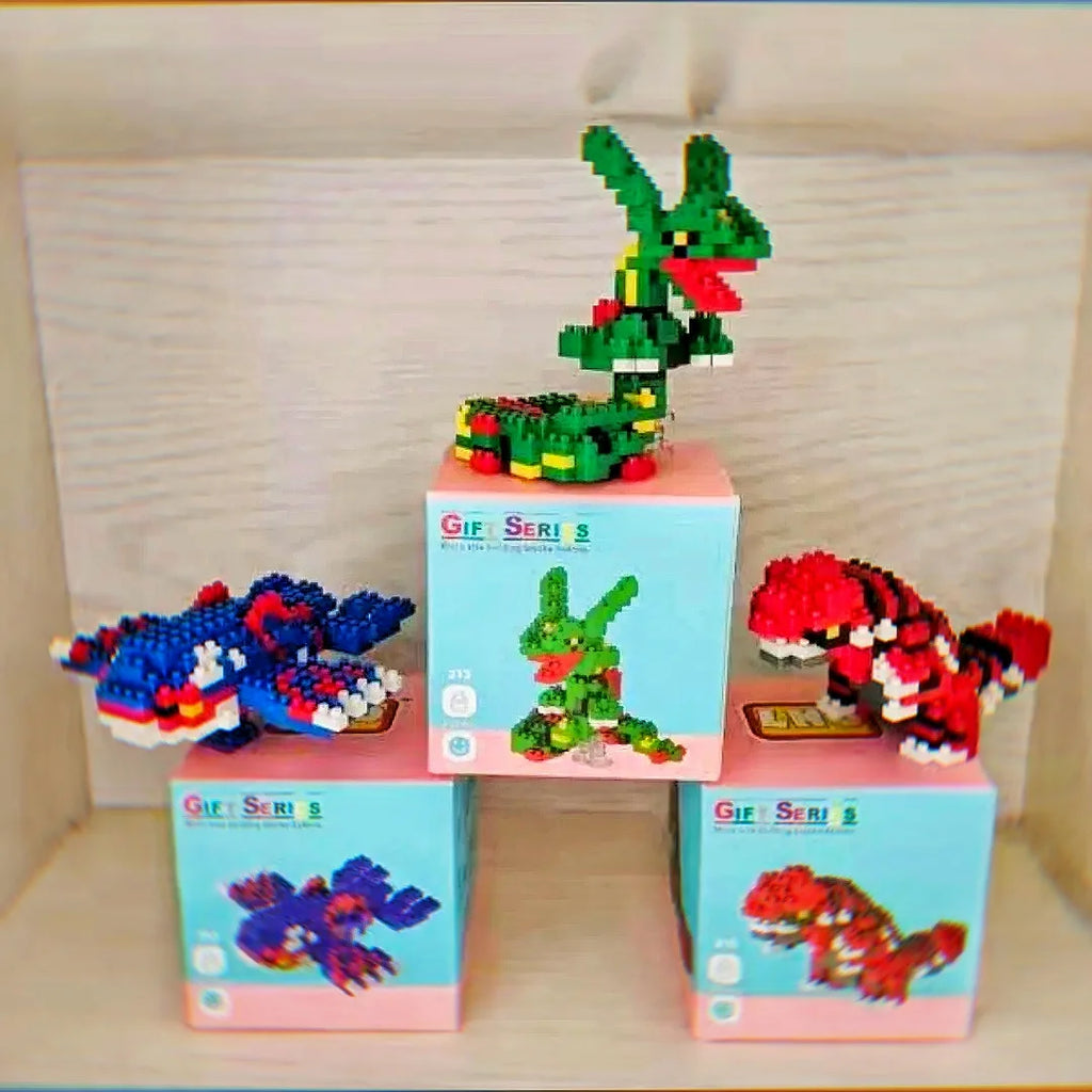 Legendary Mini Blocks – Charizard, Kyogre, Groudon & Rayquaza