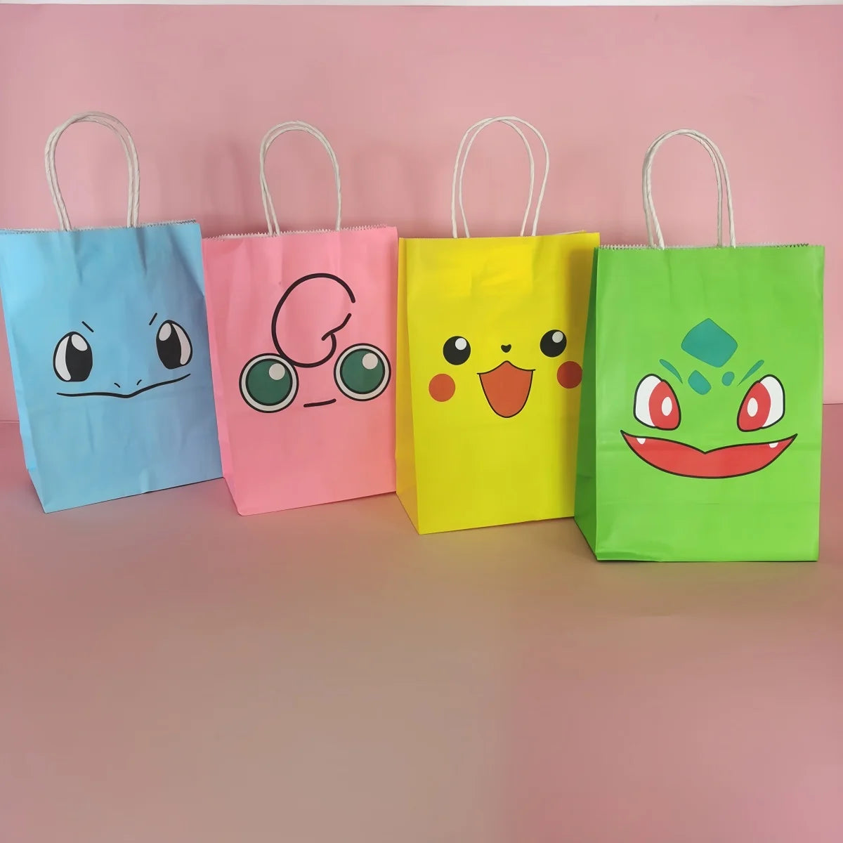 Pikachu Kraft Paper Gift Bags