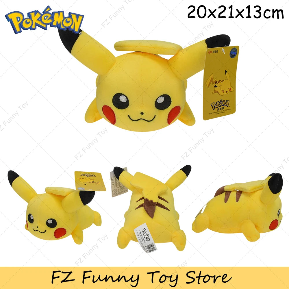 Sleeping Pokémon Plush – Pawmi, Lucario & More