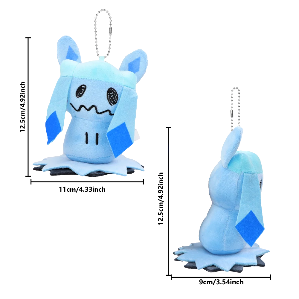 Eeveelution Mini Plush Keychain – 6 cm