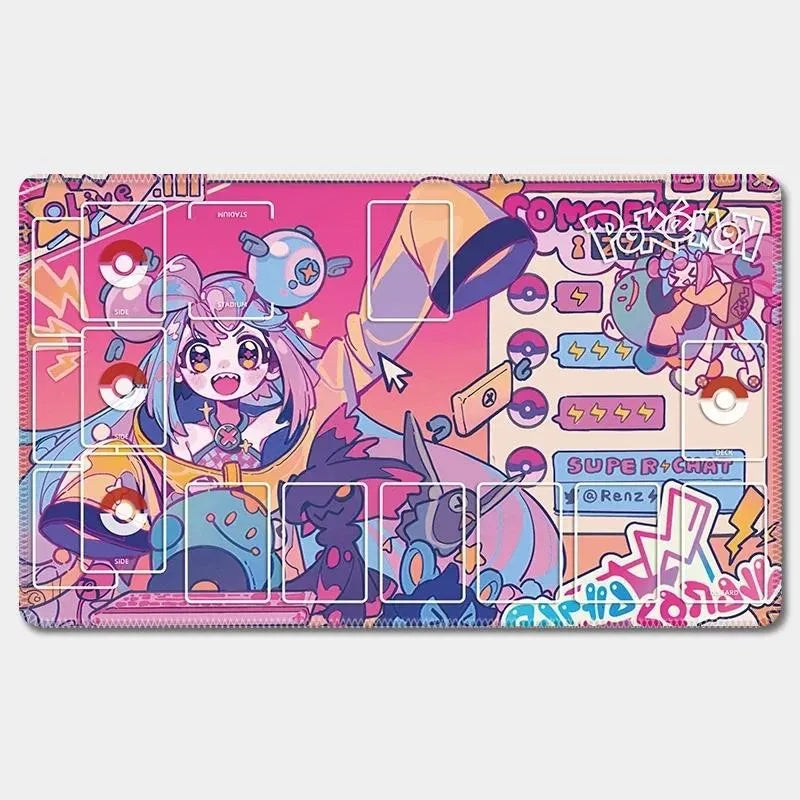Iono & Kanto Starters Playmat – 15 Designs