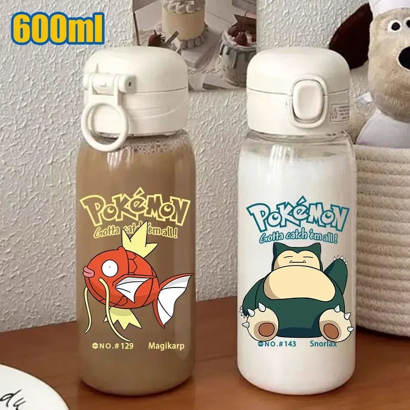 Pokémon Straw Water Bottle – 600 ml