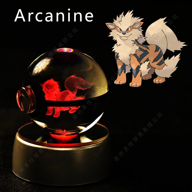 Pokémon 3D Crystal Ball Night Light
