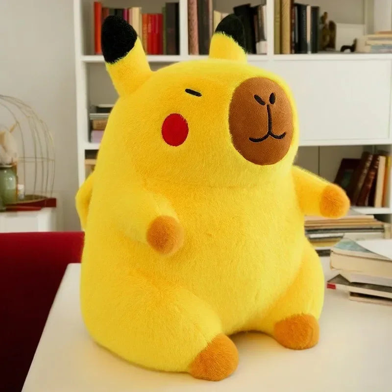 Pikachu Capybara Plush – 30 to 50 cm