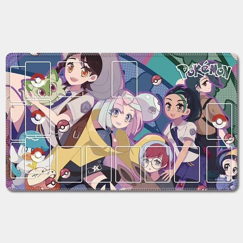 Iono & Kanto Starters Playmat – 15 Designs