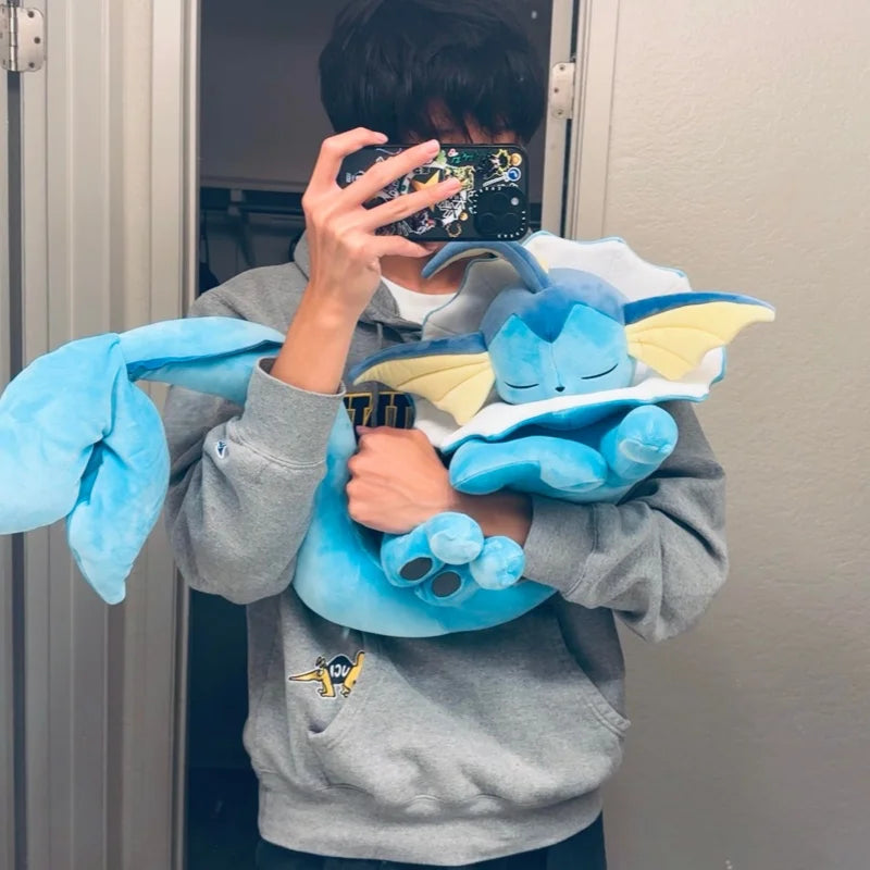 Sleeping Vaporeon Plush – 45 to 50 cm