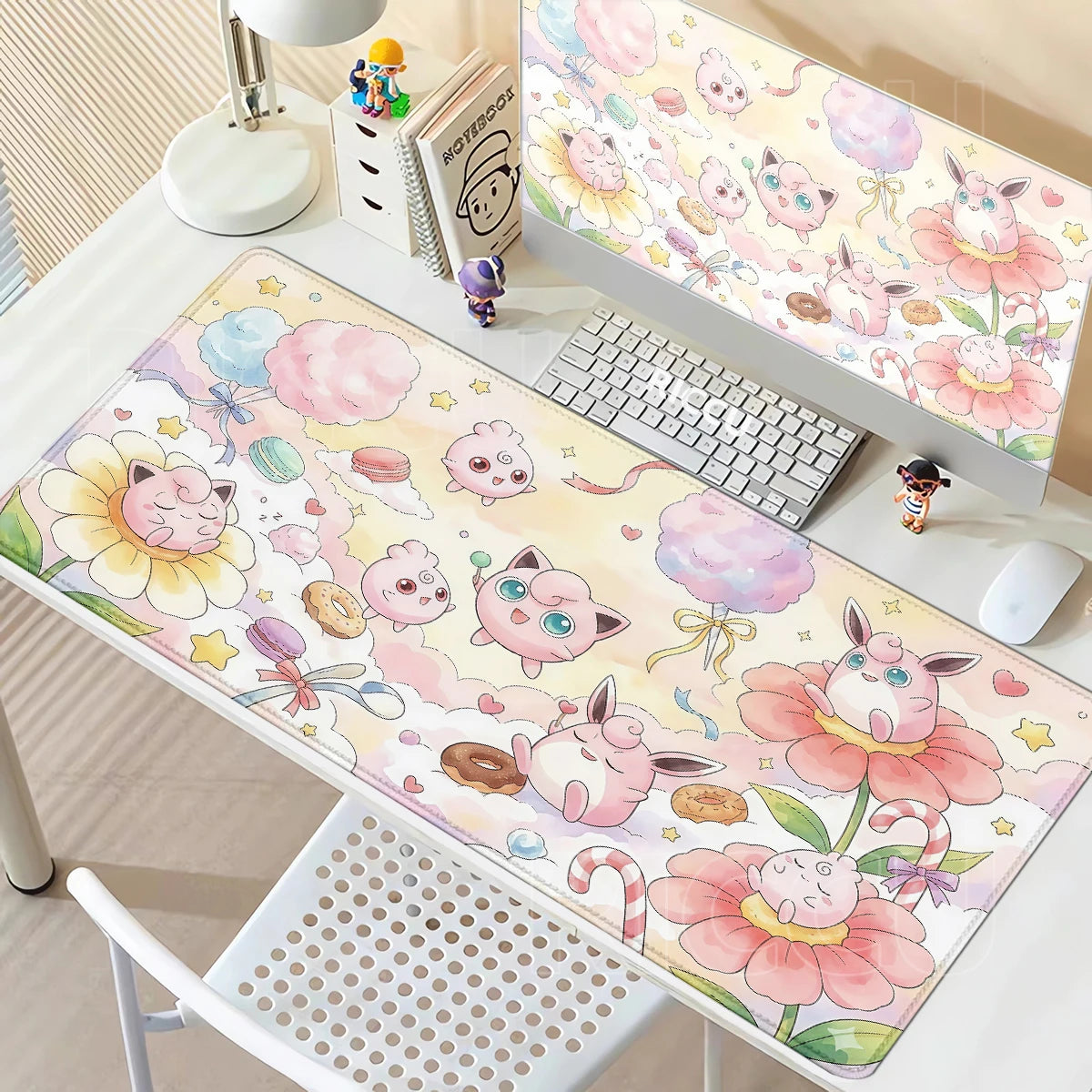 Clefairy & Jigglypuff Desk Mat
