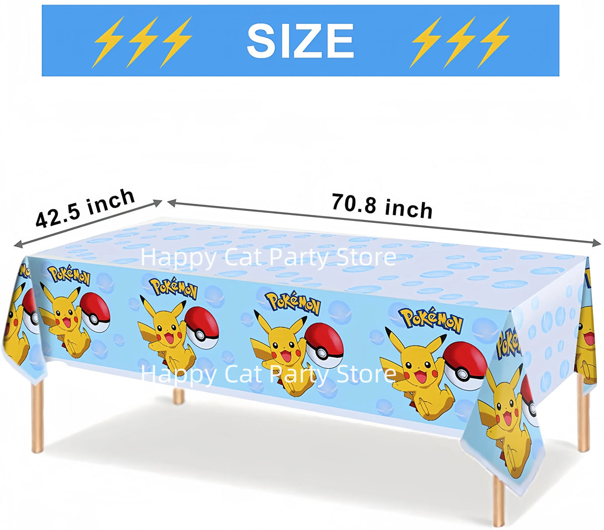 Pikachu Party Tablecloth