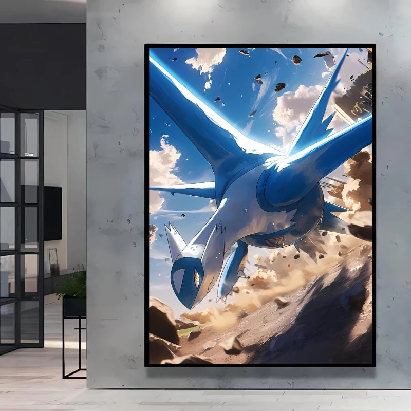 Arceus & Classic Pokémon Canvas Print – Unframed