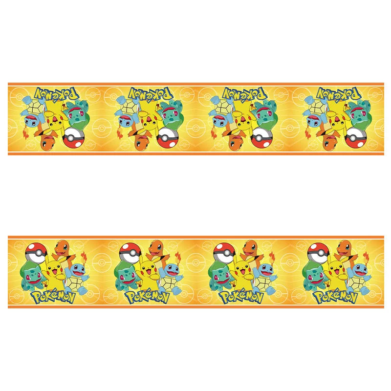 Pikachu Party Plates & Tablecloth