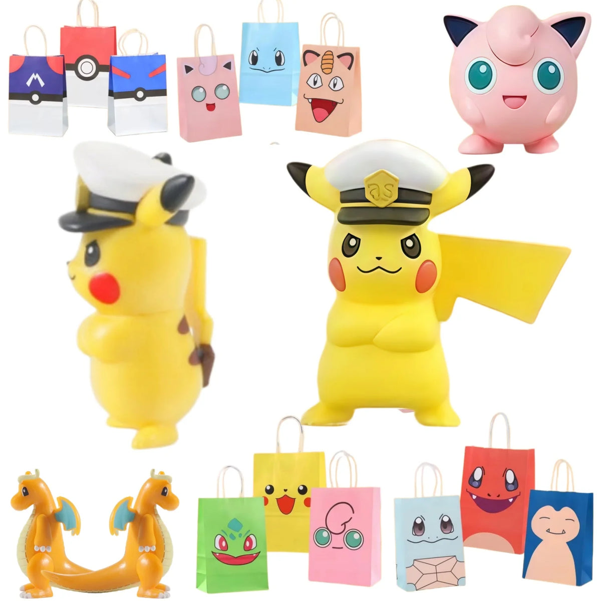 Pikachu Kraft Paper Gift Bags