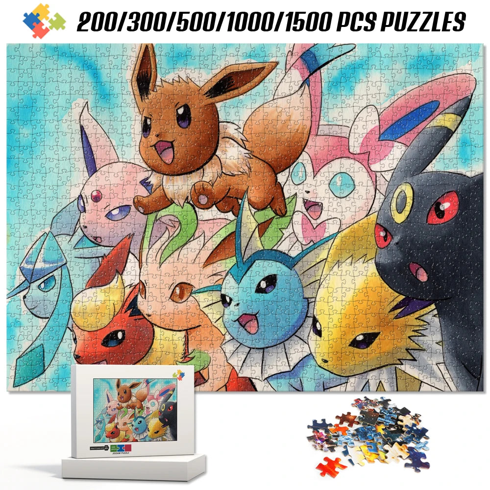 Pokémon Jigsaw Puzzle – 108 to 1500 Pieces