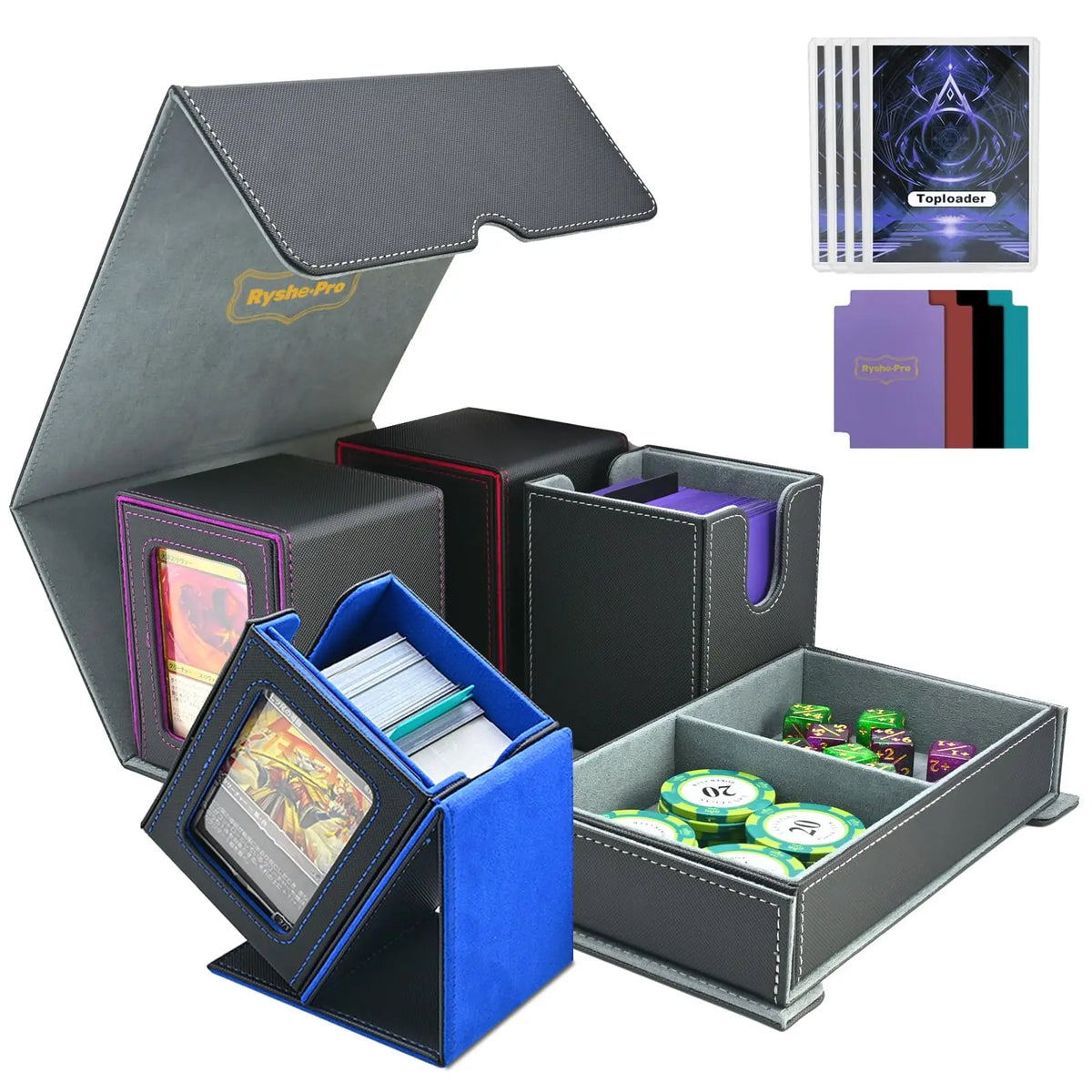 5-in-1 Deck Box with Dividers