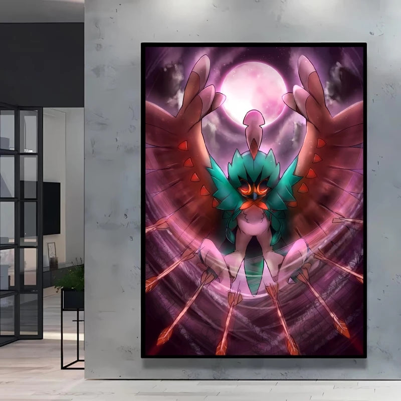 Arceus & Classic Pokémon Canvas Print – Unframed