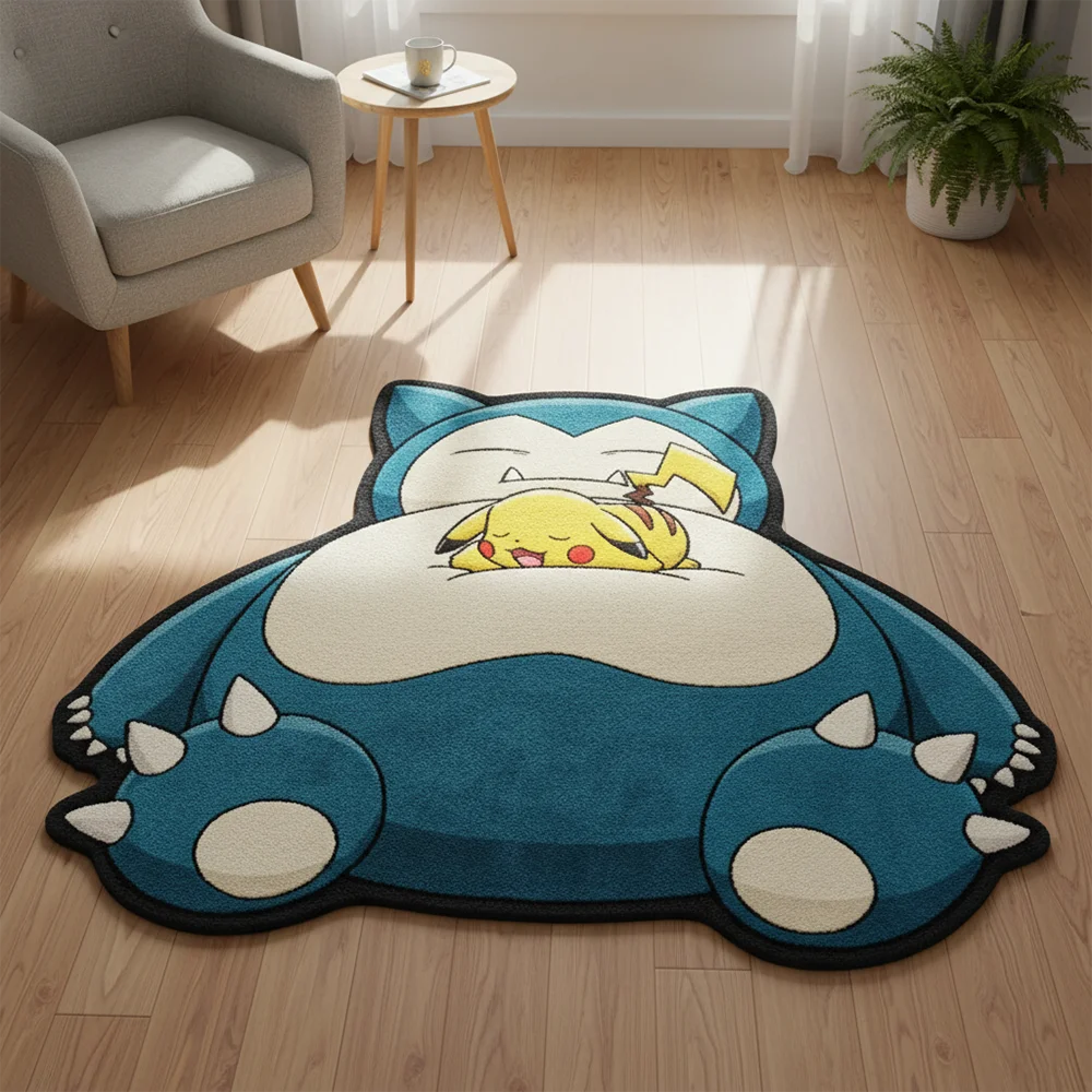 Snorlax & Pikachu Rug