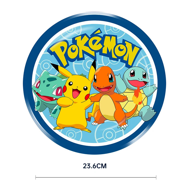 Pikachu Party Plates & Tablecloth