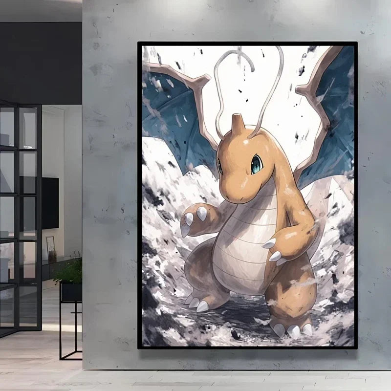 Classic Pokémon Canvas Print – Unframed