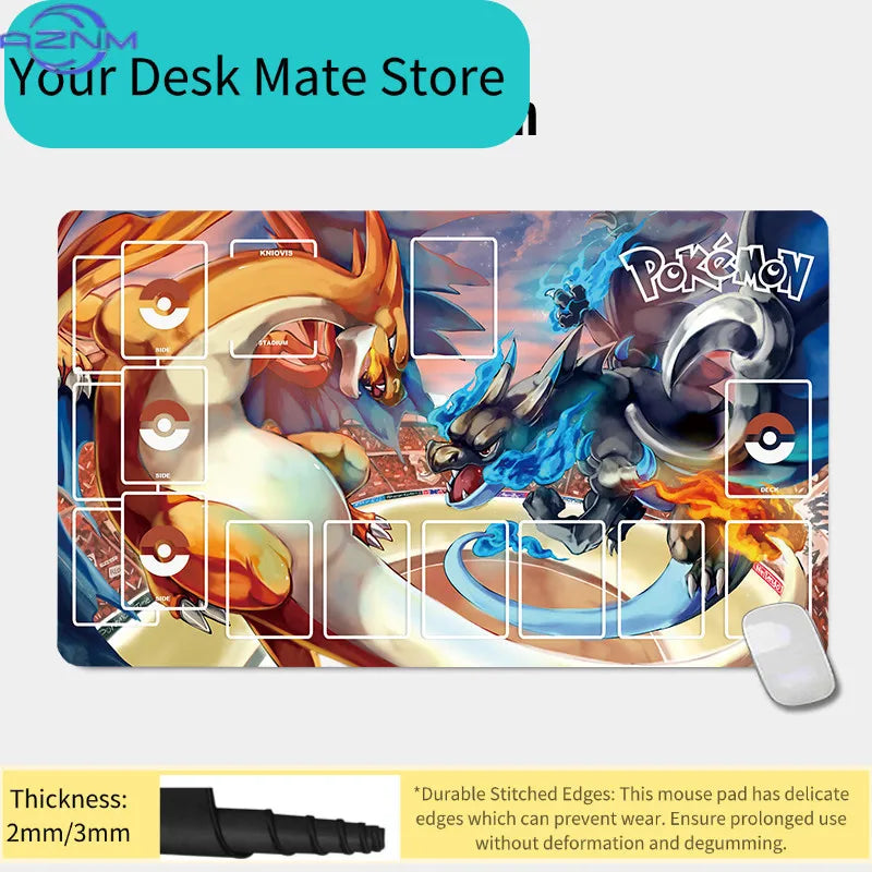 Charizard vs Mega Charizard X Playmat