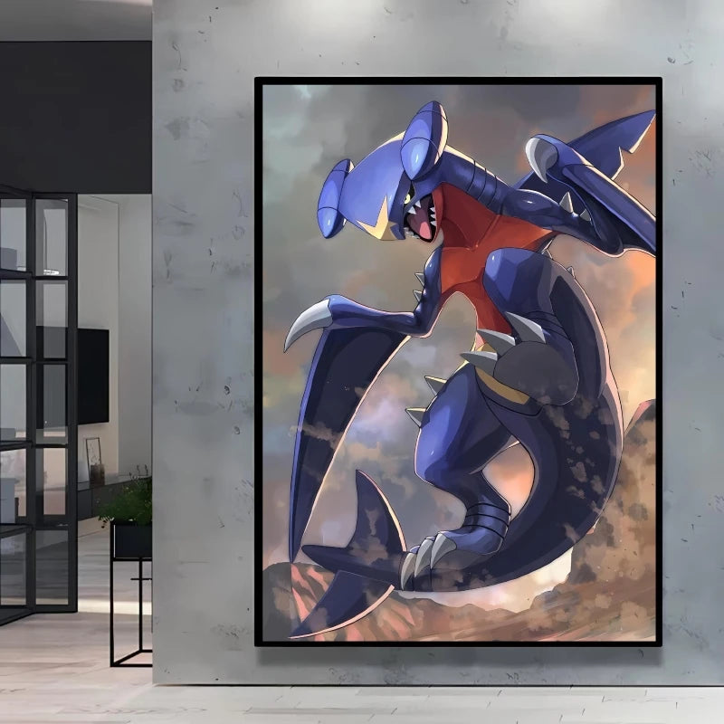 Arceus & Classic Pokémon Canvas Print – Unframed