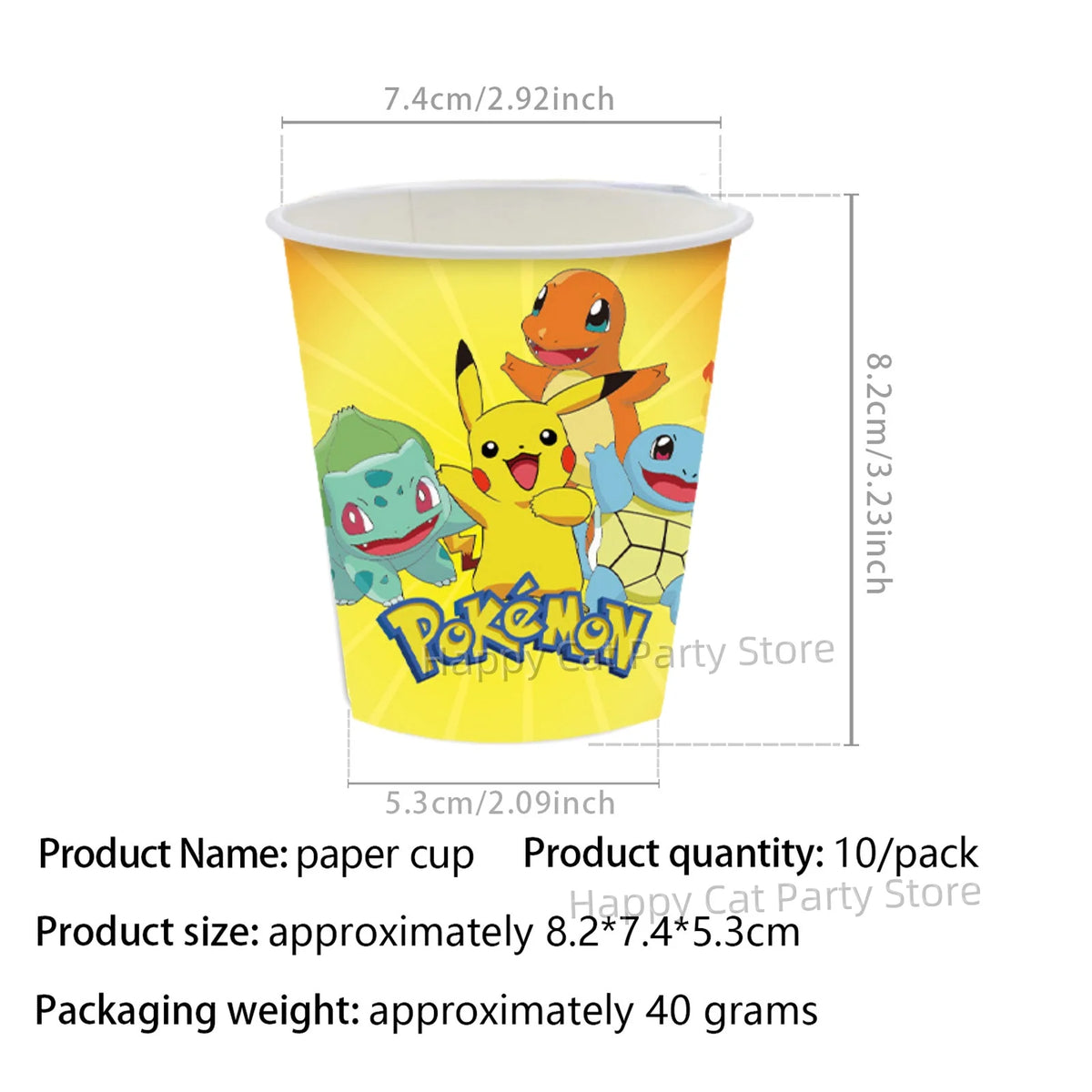 Poké Ball Party Cups
