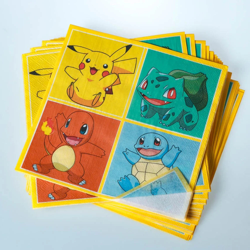 Pikachu Party Tableware Set – 60 Pieces
