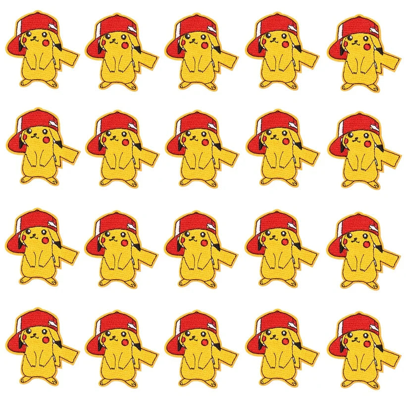 Pikachu Iron-On Patches – 5 to 20 Pack