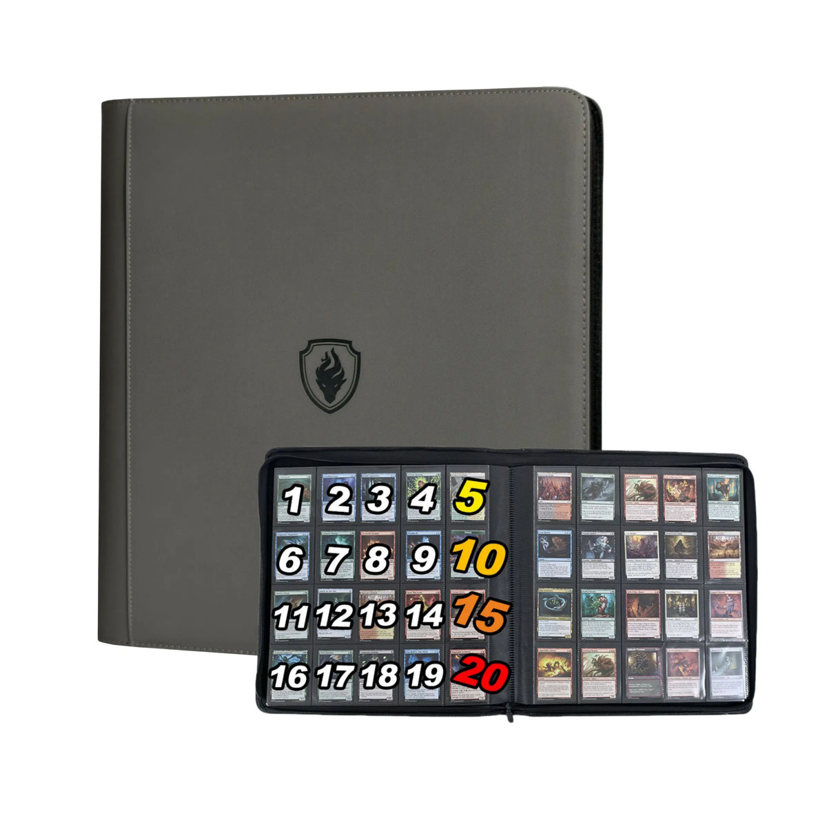 20-Pocket Card Binder – Holds 1,280+ Cards