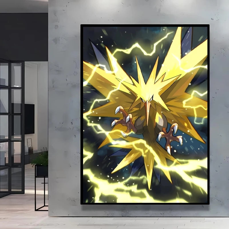 Arceus & Classic Pokémon Canvas Print – Unframed