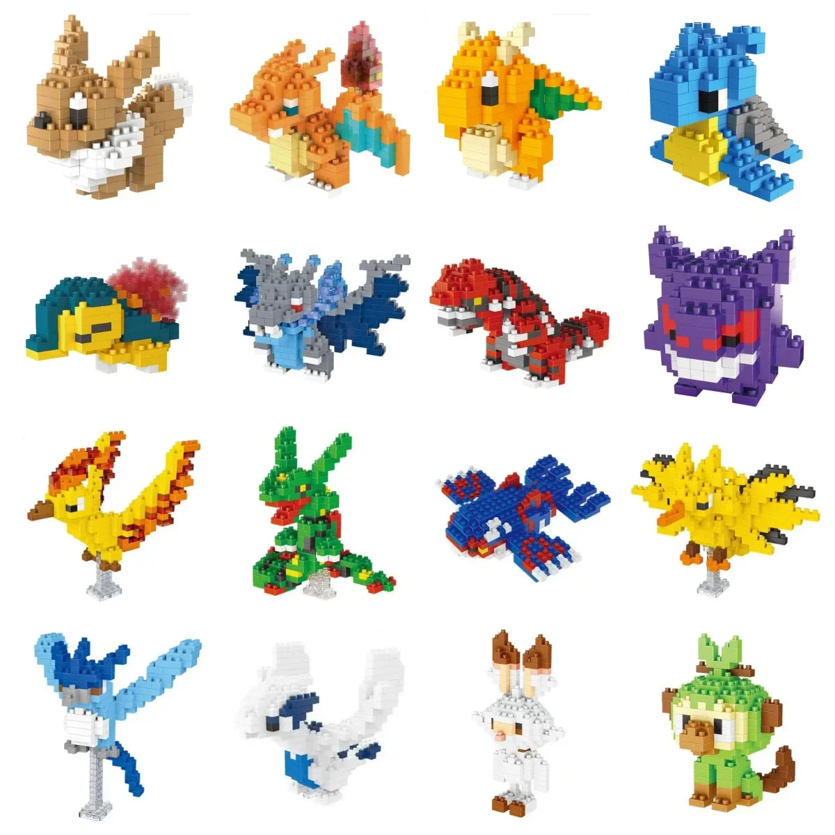 Legendary Mini Blocks – Charizard, Kyogre, Groudon & Rayquaza