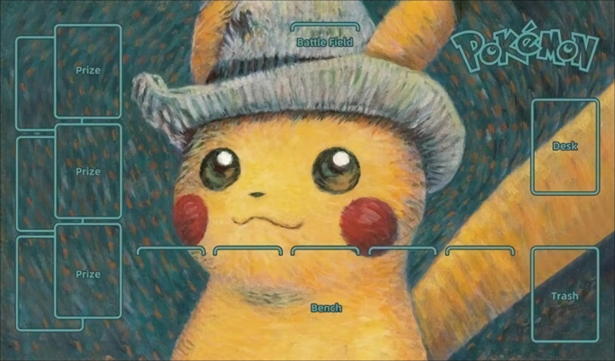 Pikachu, Rayquaza & Greninja Playmat