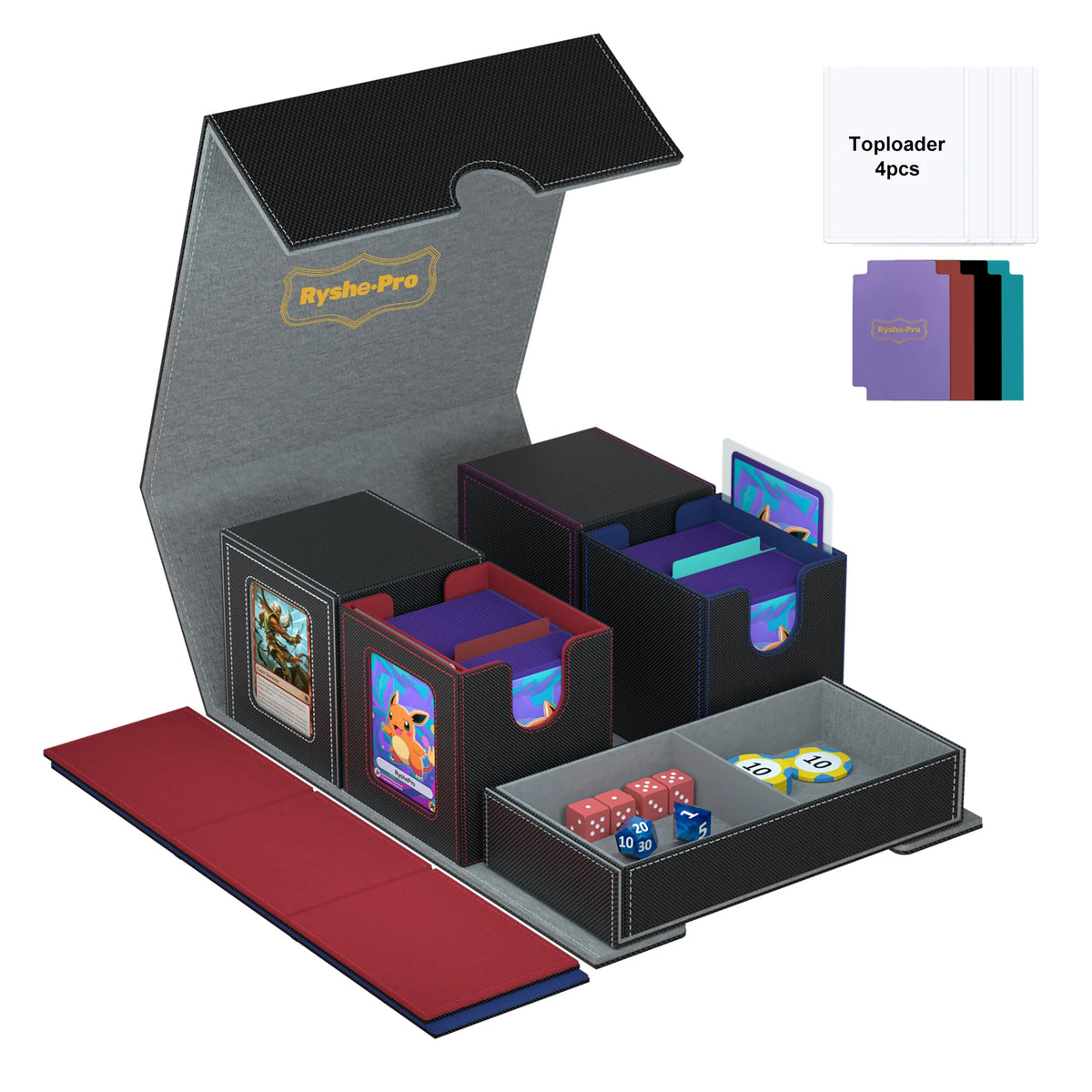 5-in-1 Deck Box with Dividers