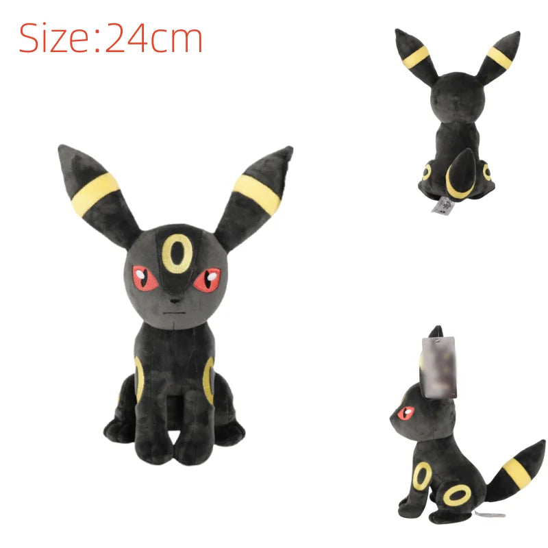 Shiny Black Pokémon Plush – 26 Styles