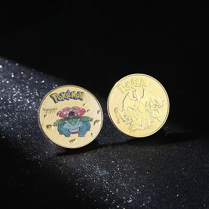 Gold-Plated Pokémon Collector Coins