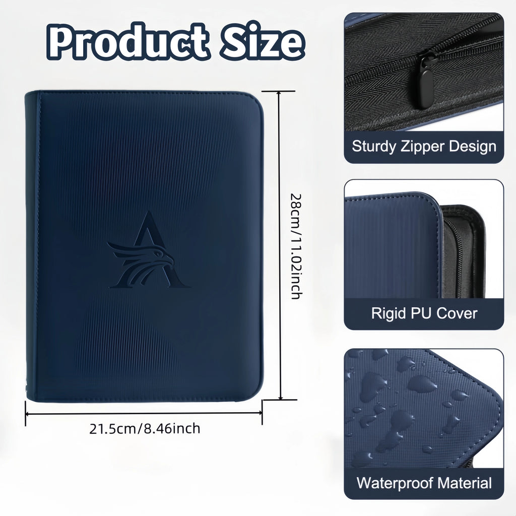 4-Pocket Toploader Binder – Holds 160
