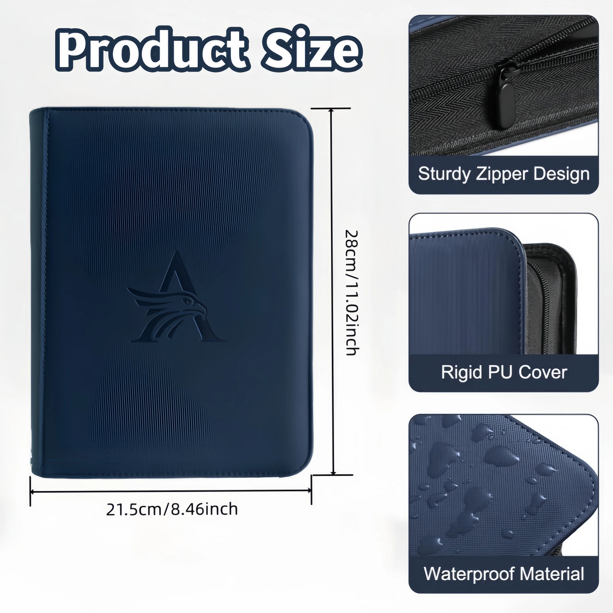 4-Pocket Toploader Binder – Holds 160