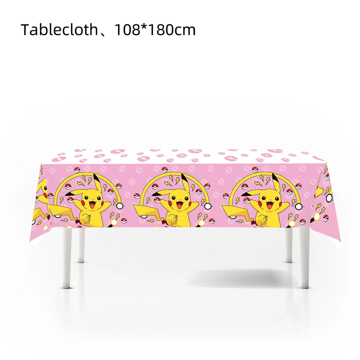 Pikachu Party Plates & Tablecloth