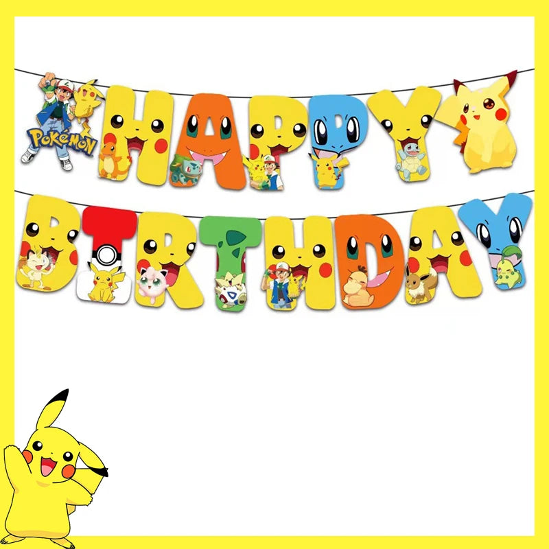 Pikachu Party Tableware Pieces