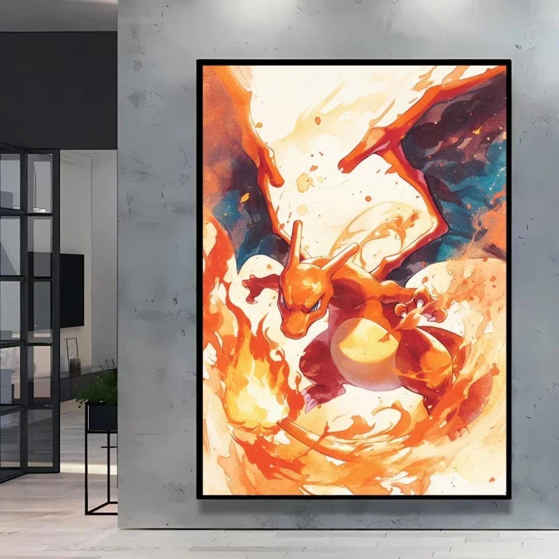 Classic Pokémon Canvas Print – Unframed