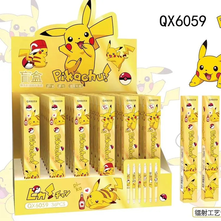 Pikachu Gel Pen Blind Box – 6 Pack