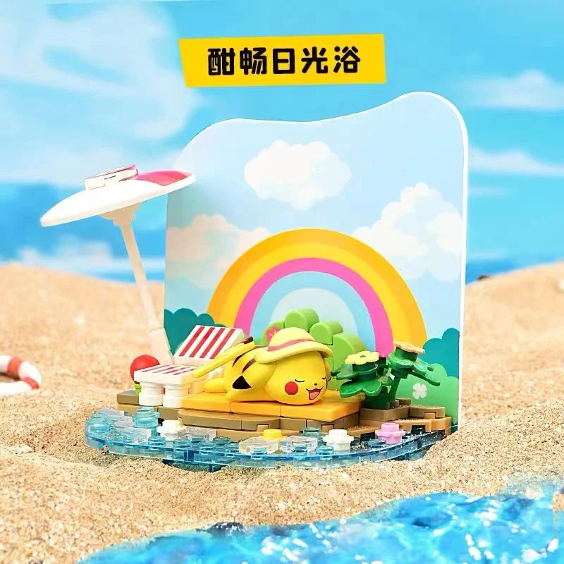 Pikachu Beach Party Brick Set