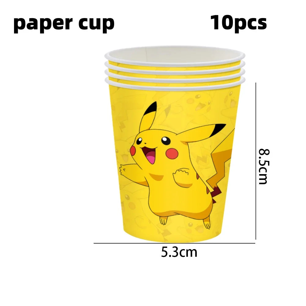 Pikachu Party Pack – Plates, Hats & More