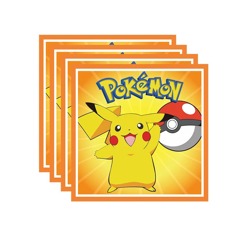 Pikachu Party Plates & Tablecloth